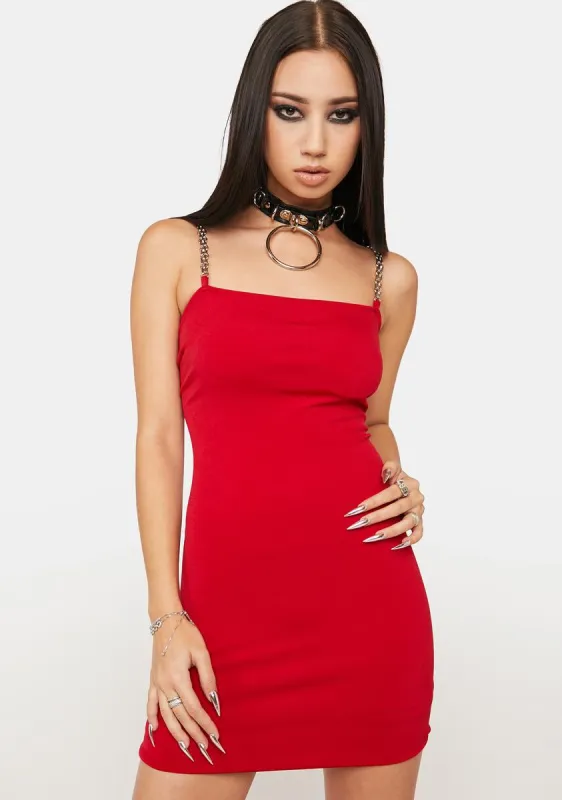 Spicy Warm Reception Mini Dress sold by Dolls Kill