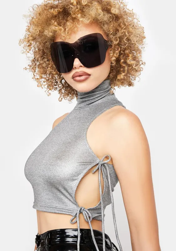 Cold Snap Cropped Tank sold by Dolls Kill