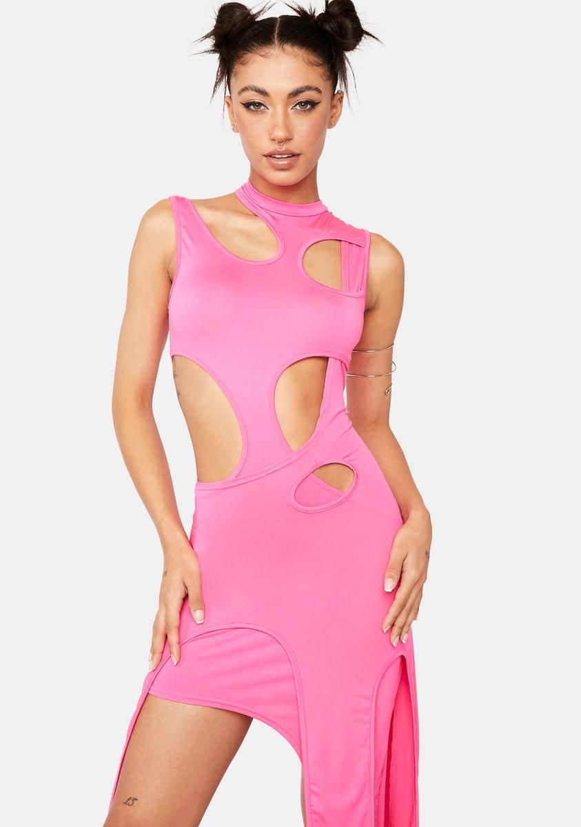 The Final Cut Cutout Maxi Dress sold by Dolls Kill