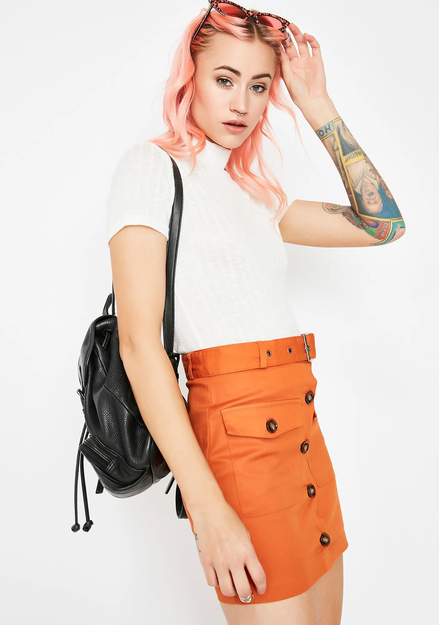 Stay Focused Ribbed Top sold by Dolls Kill product image thumbnail 2