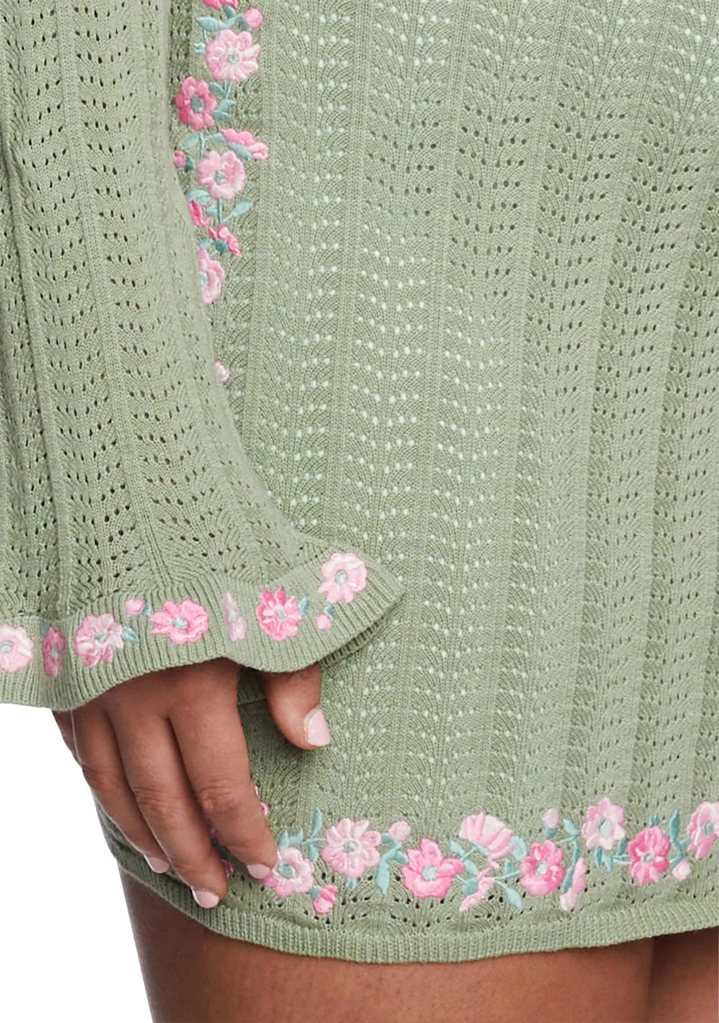 Plus Crown Jewel Knit Skirt sold by Dolls Kill product image thumbnail 4