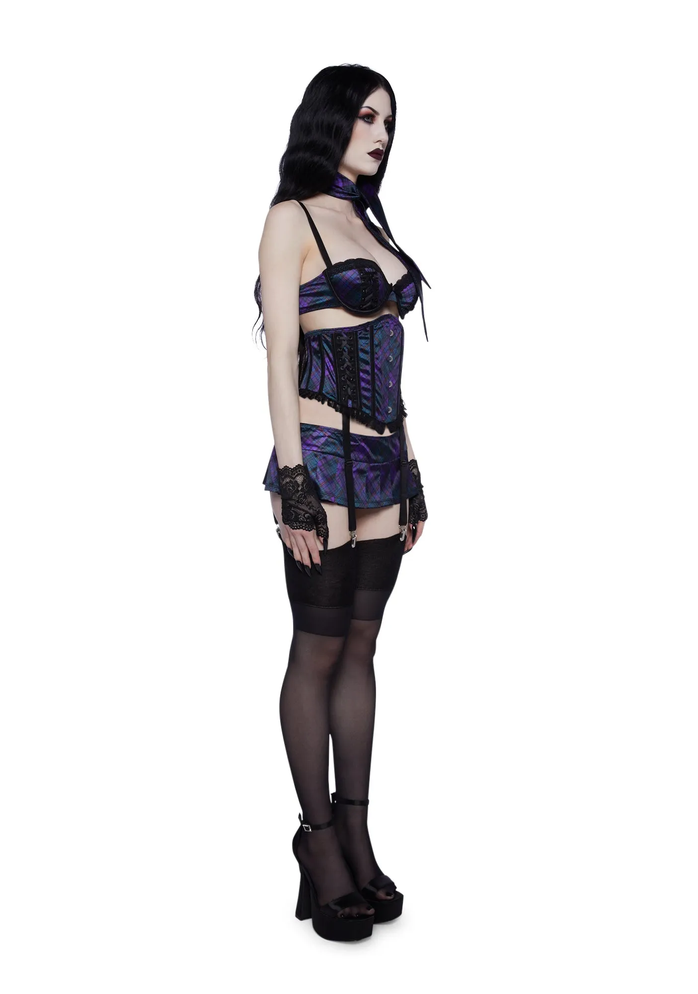 Corrupt Charm Lingerie Set sold by Dolls Kill product image thumbnail 3
