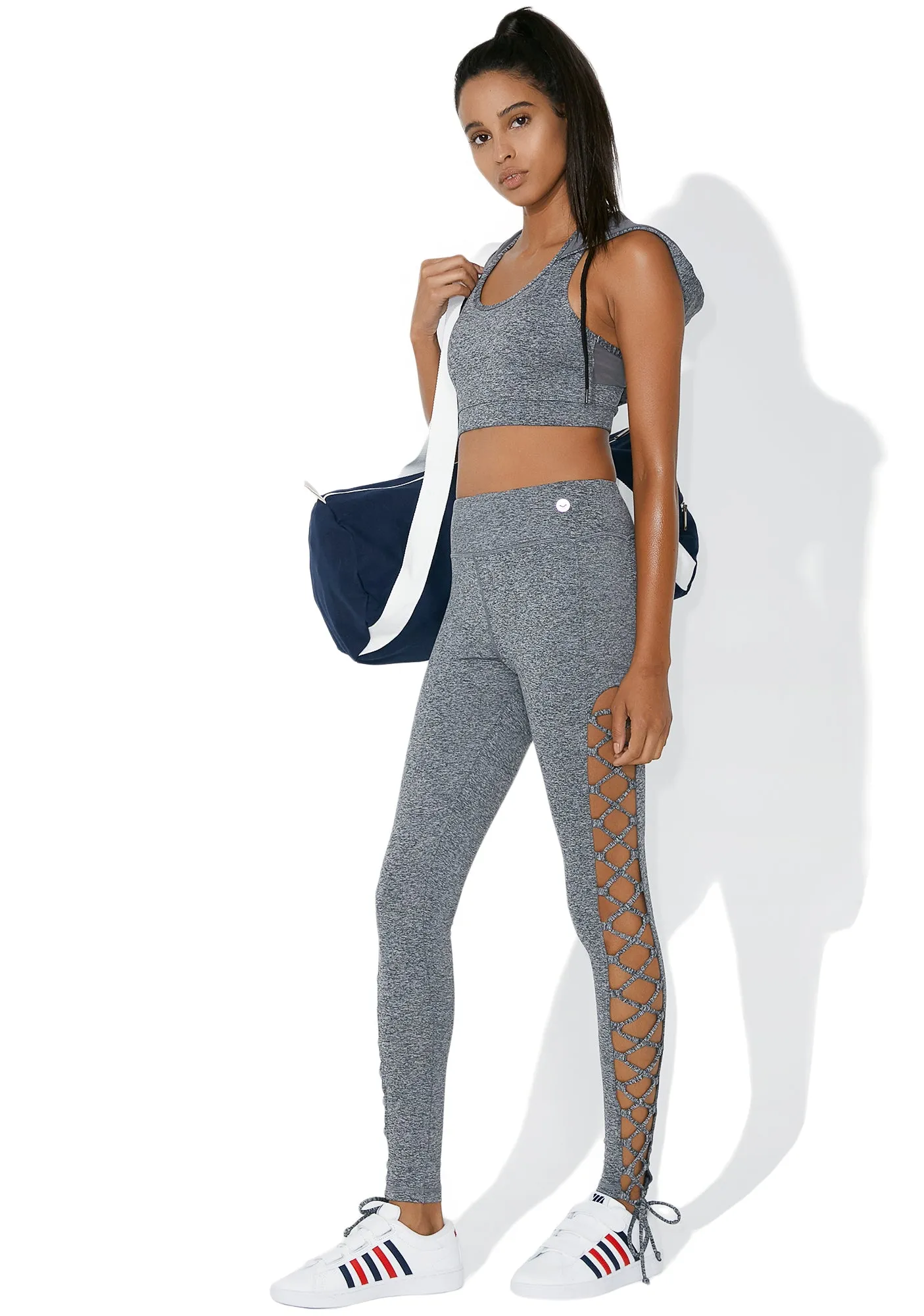 Feeling Xtra Lace-Up Leggings sold by Dolls Kill product image thumbnail 2