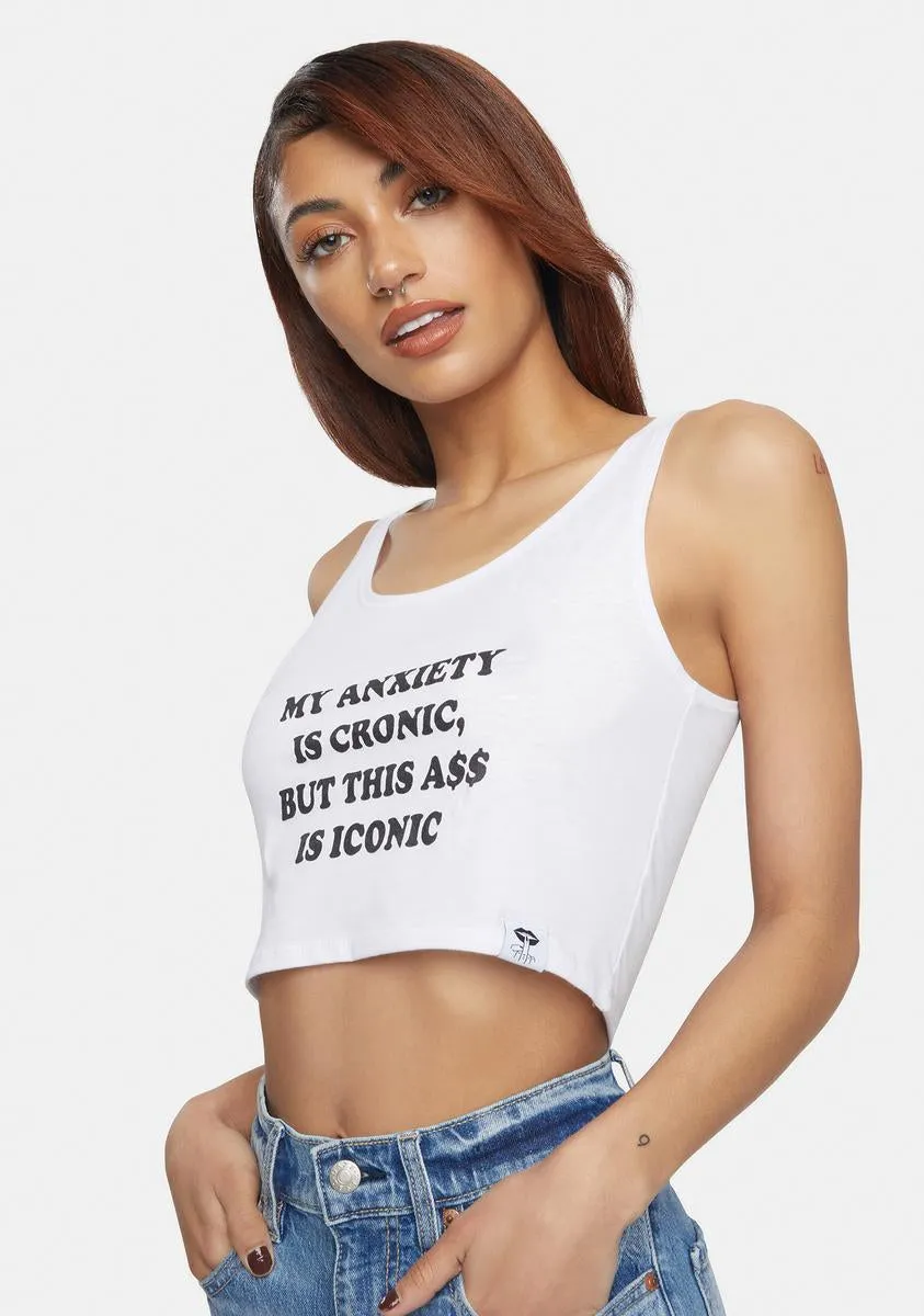 Iconic Graphic Crop Tank sold by Dolls Kill product image thumbnail 2