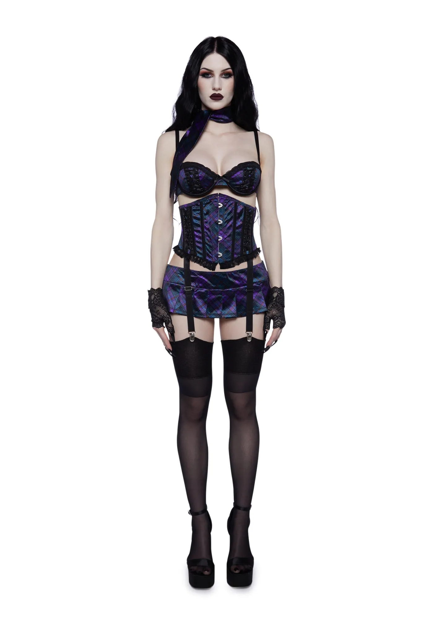 Corrupt Charm Lingerie Set sold by Dolls Kill