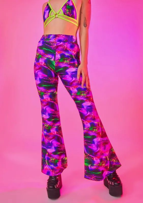 Flirt With Me Bell Bottoms sold by Dolls Kill