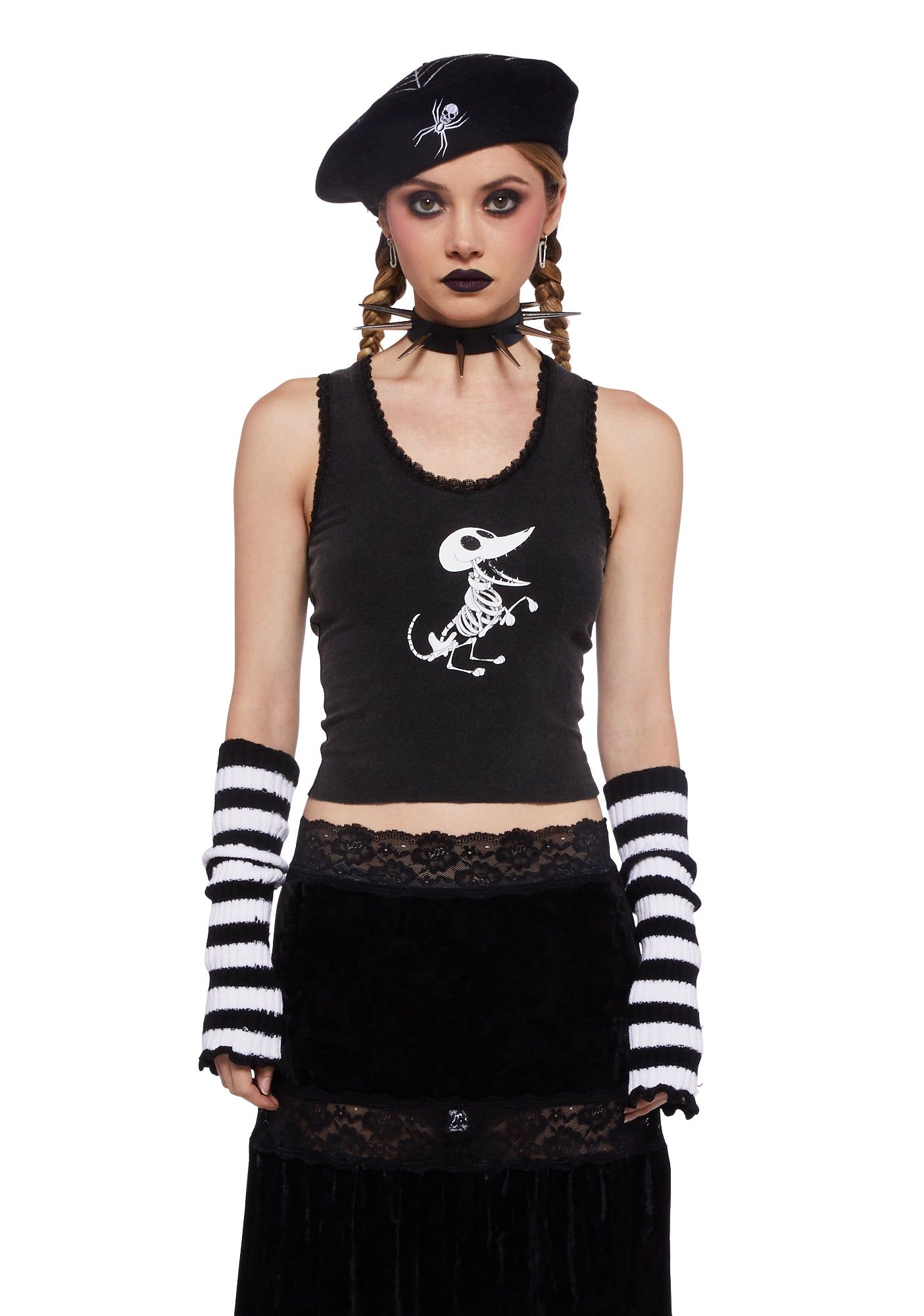 Dandy Ghost Tank Top sold by Dolls Kill