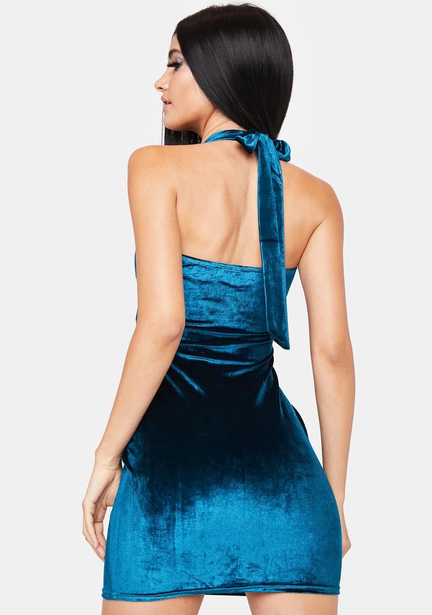 Love After Love Velvet Mini Dress sold by Dolls Kill product image thumbnail 4