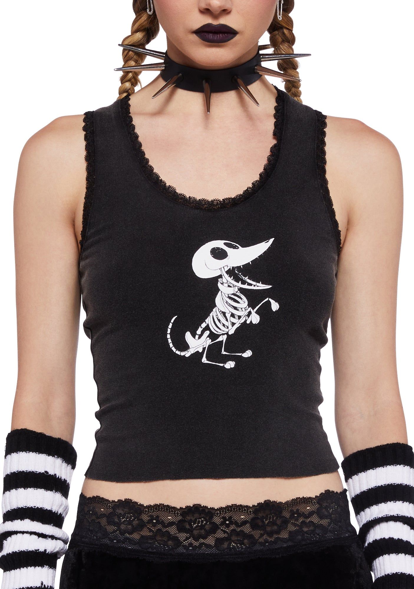 Dandy Ghost Tank Top sold by Dolls Kill product image thumbnail 5