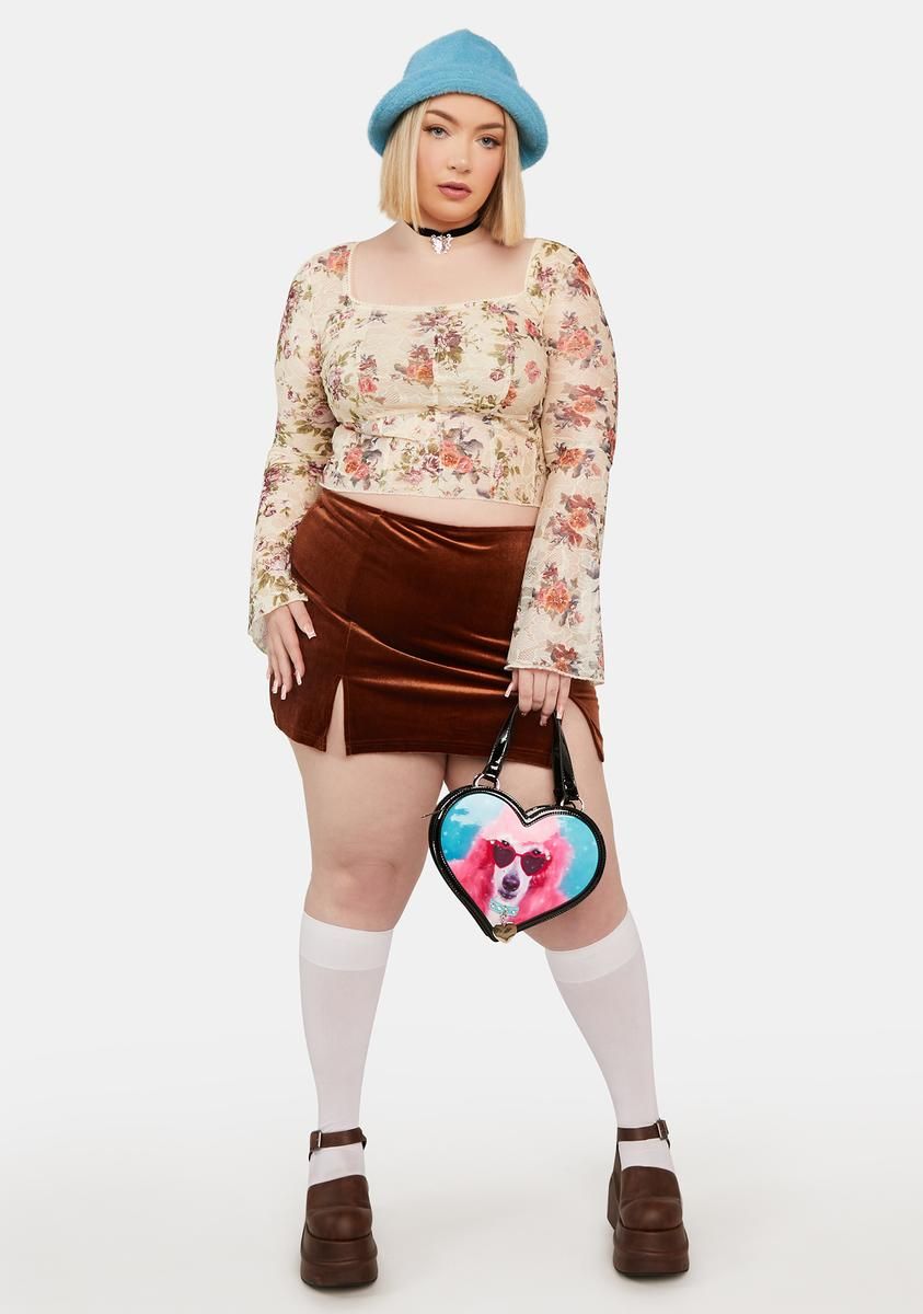 Plus Once Loved Floral Corset Top sold by Dolls Kill product image thumbnail 3