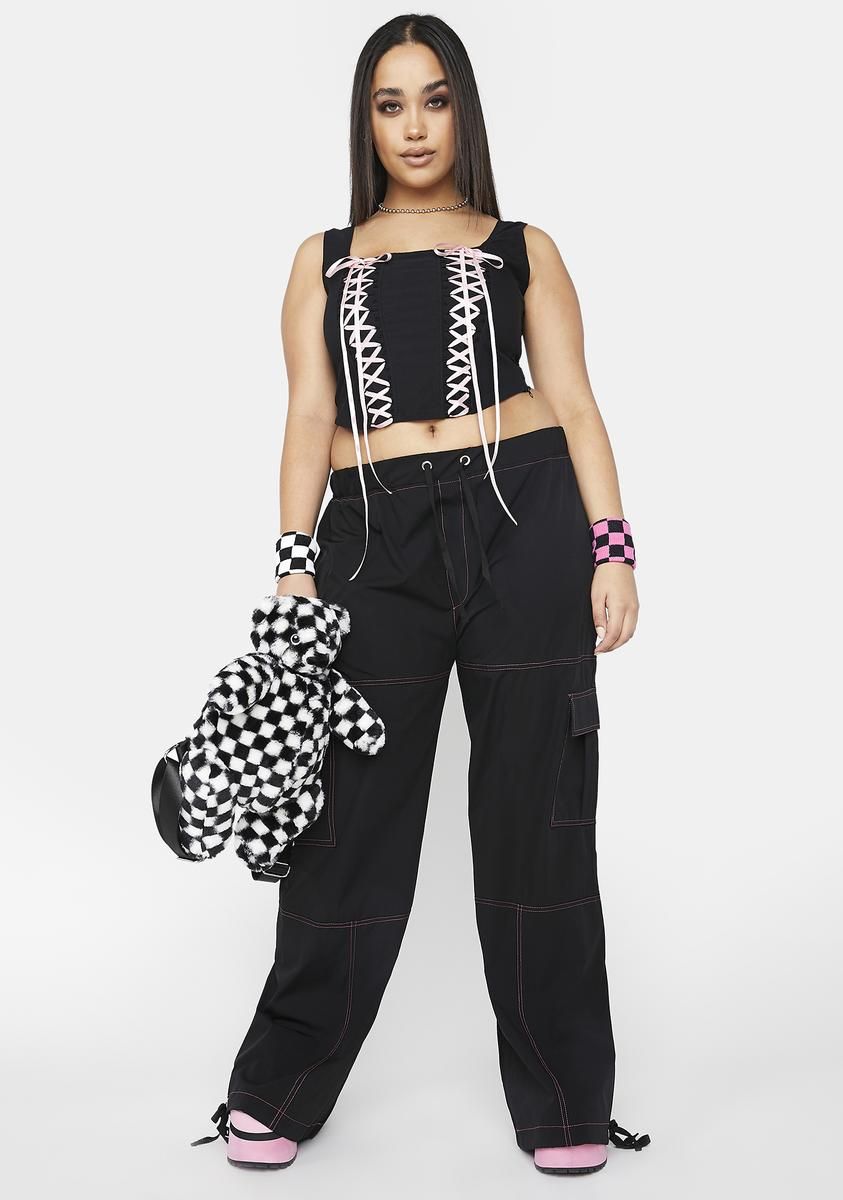 Plus I'm 4 Real Corset Top sold by Dolls Kill product image thumbnail 3