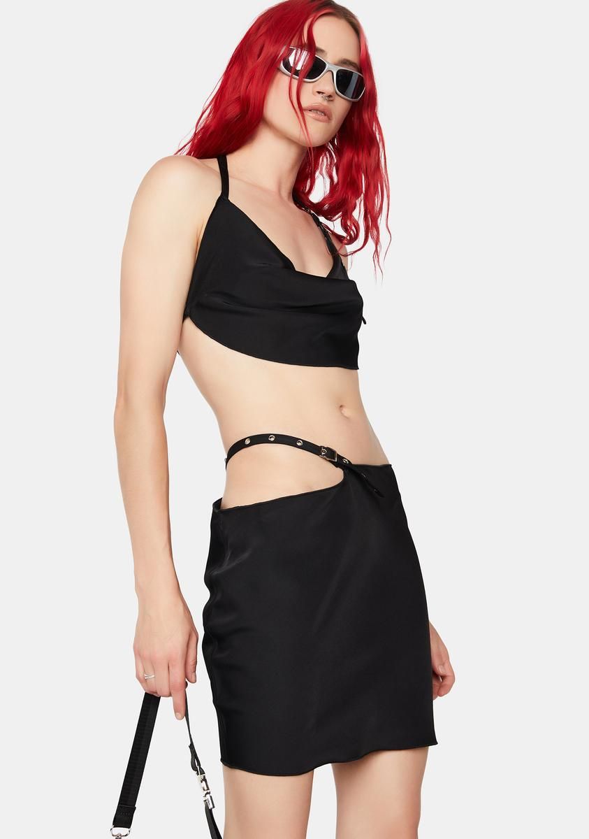 Onyx Made You Stare Skirt Set sold by Dolls Kill product image thumbnail 2