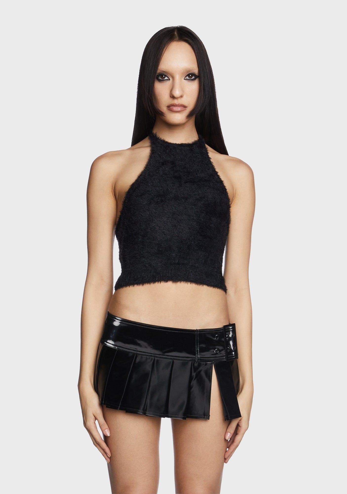 Future Leaning Crop Top sold by Dolls Kill