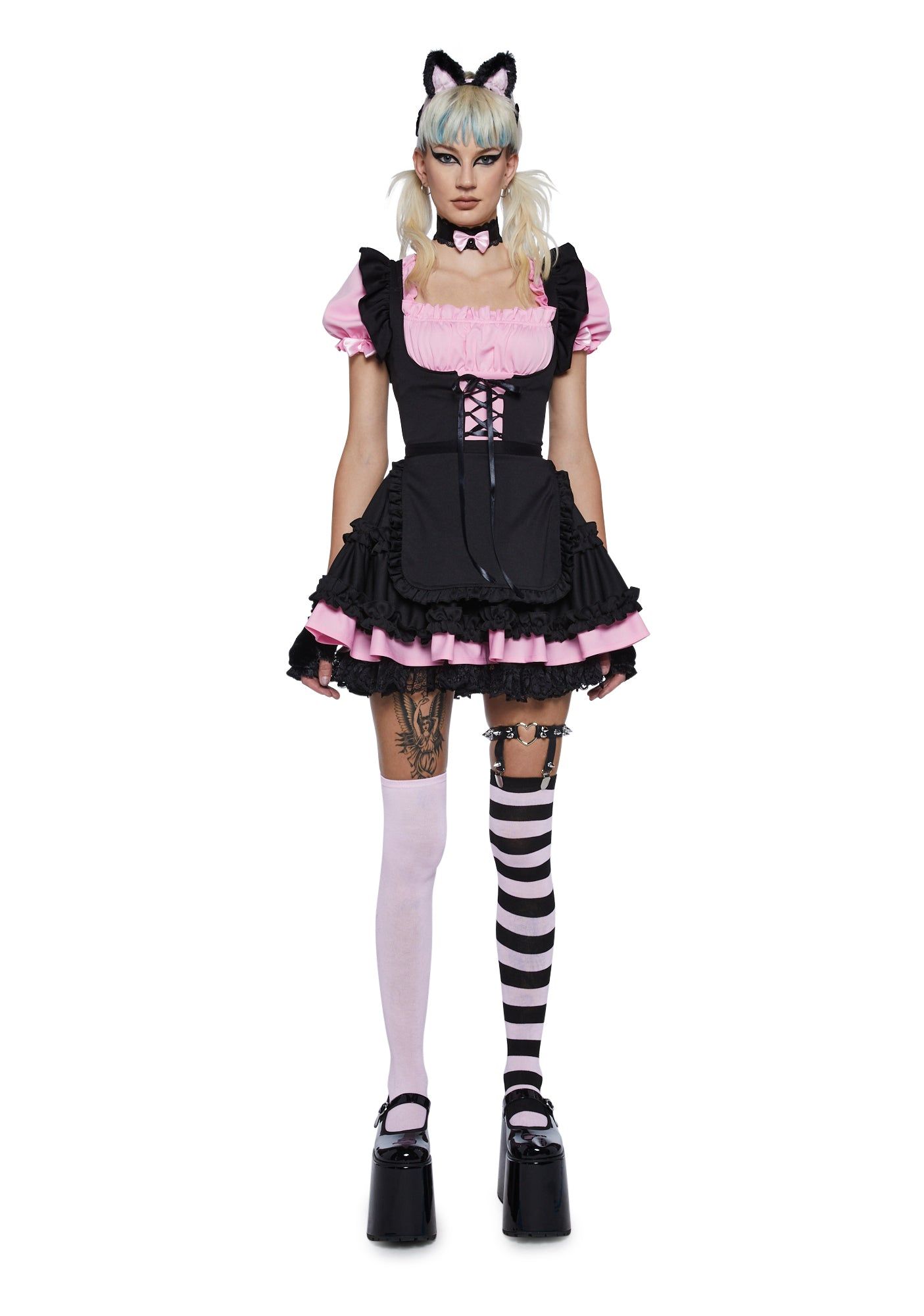Cutie Kitty Costume Set sold by Dolls Kill