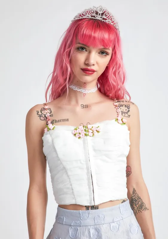 Be My Romeo Corset Tank sold by Dolls Kill