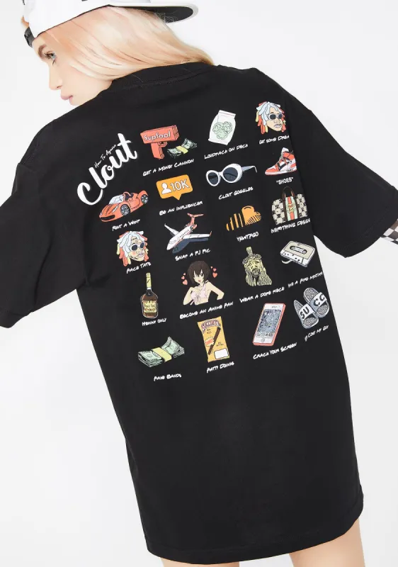 How To Clout Tee sold by Dolls Kill