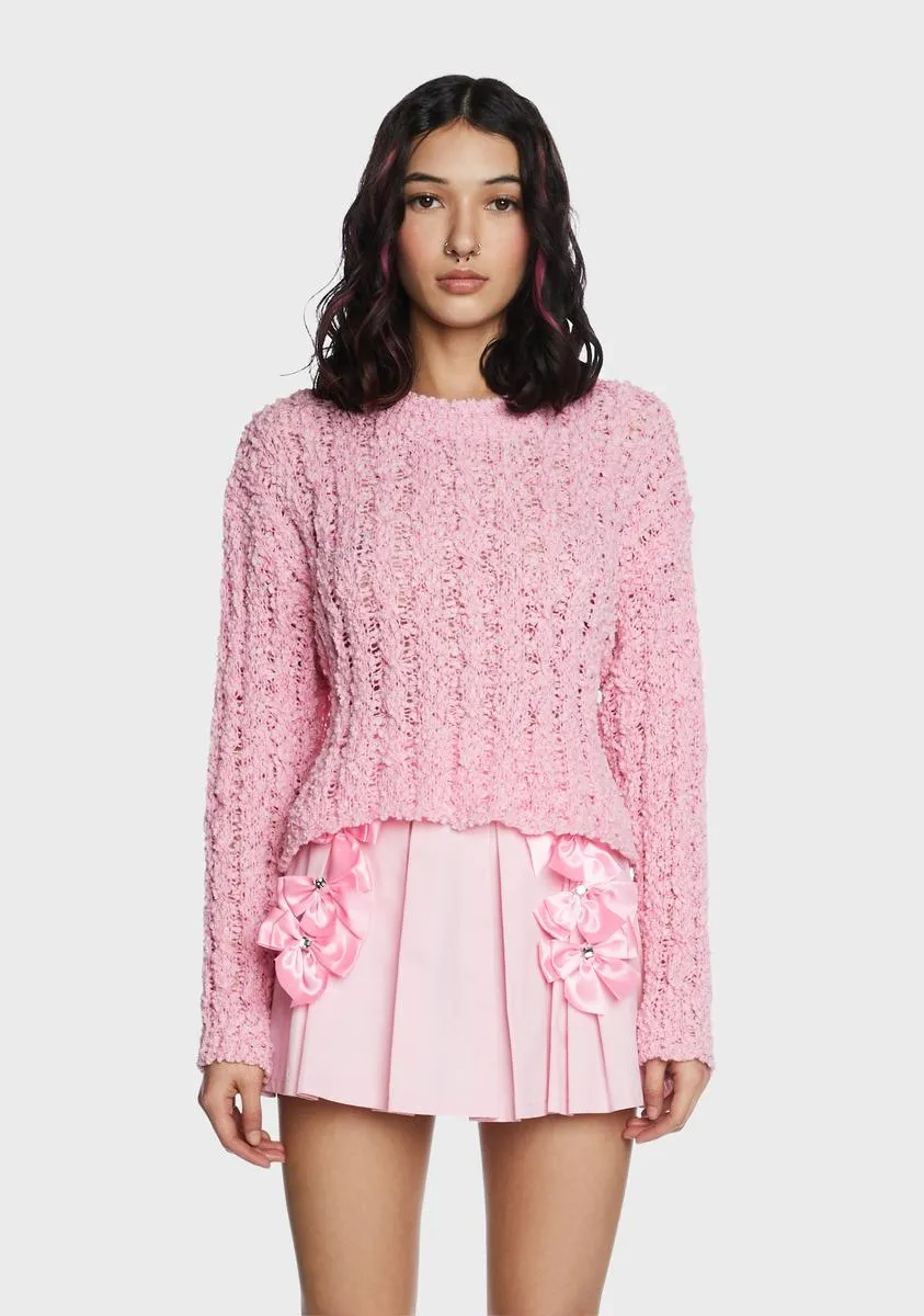 Sweeter Than Most Knit Sweater sold by Dolls Kill