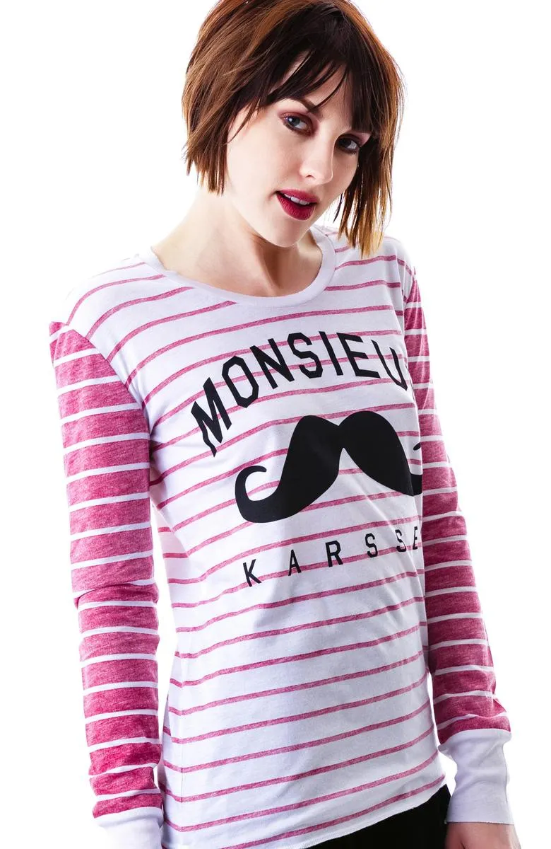 Monsieur Karssen Loose Fit Long Sleeve Tee sold by Dolls Kill product image thumbnail 4