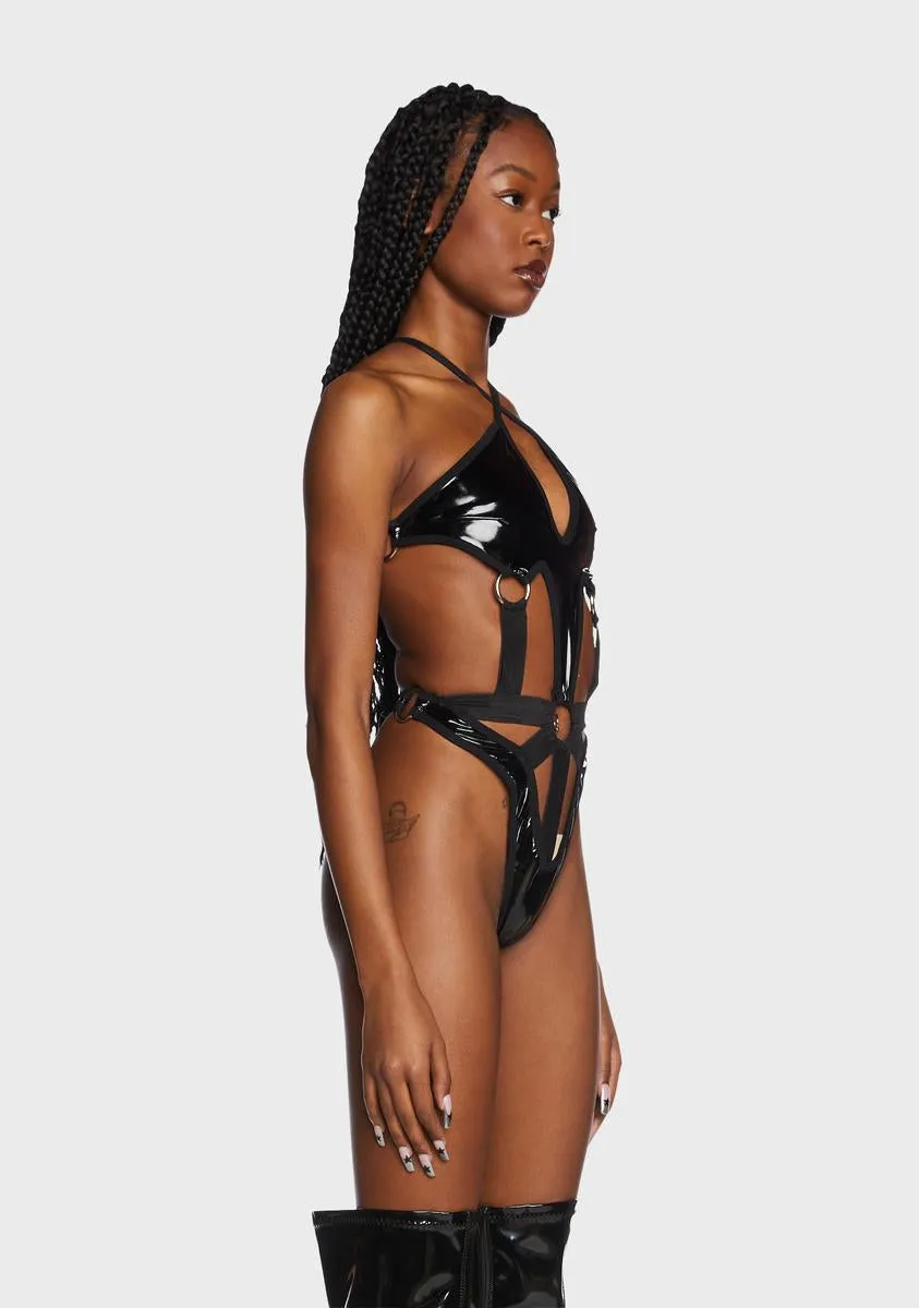 Black Witch Cut-Out Bodysuit sold by Dolls Kill product image thumbnail 3