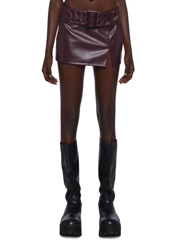 Nighttime Slay Mini Skirt sold by Dolls Kill