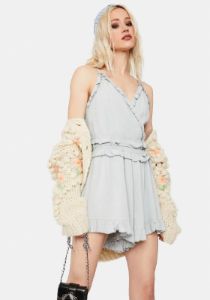 I'm Still Into You Ruffled Romper sold by Dolls Kill