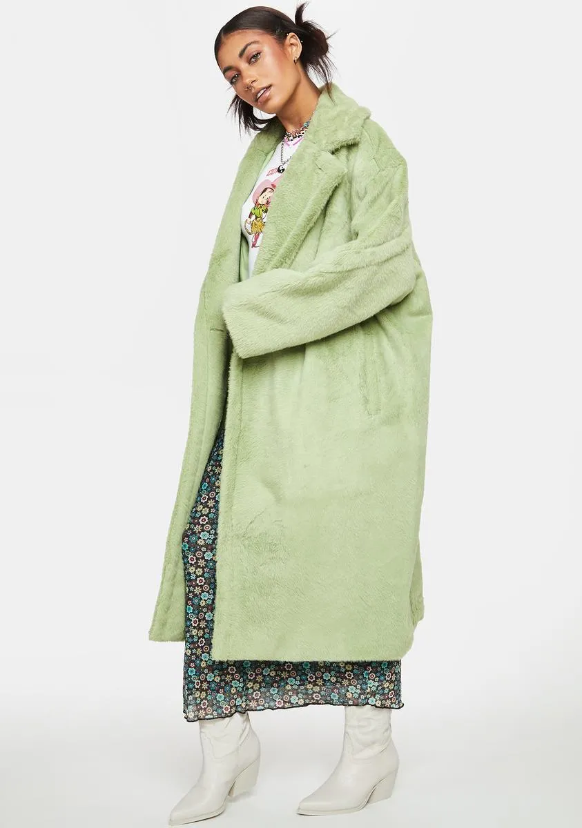 Moss Estelle Faux Fur Coat sold by Dolls Kill product image thumbnail 2