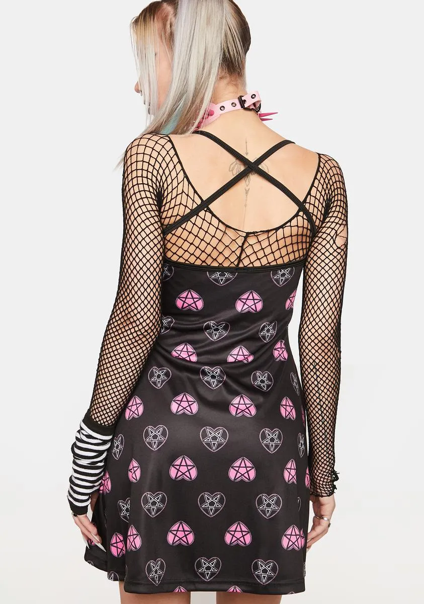 Pentagram Luv Tank Dress sold by Dolls Kill product image thumbnail 4