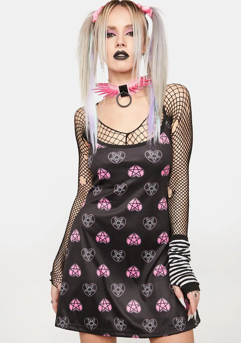 Pentagram Luv Tank Dress sold by Dolls Kill