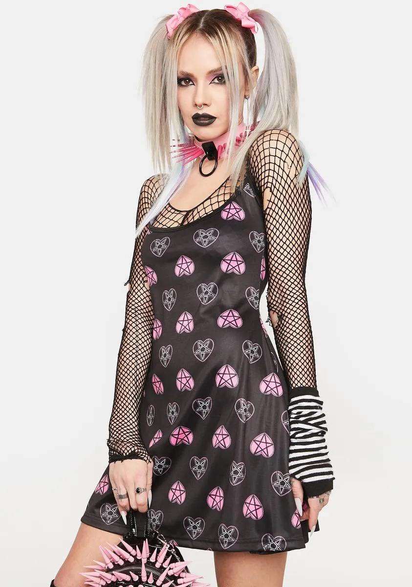 Pentagram Luv Tank Dress sold by Dolls Kill product image thumbnail 2