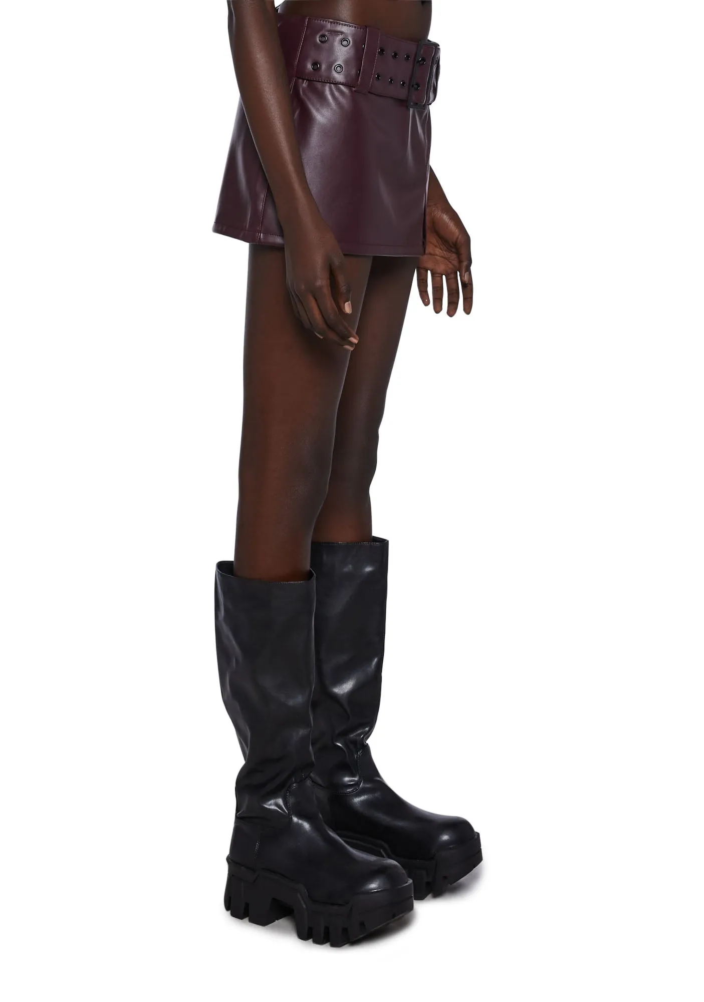 Nighttime Slay Mini Skirt sold by Dolls Kill product image thumbnail 3