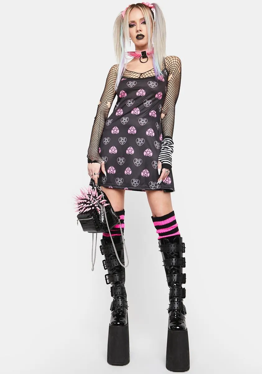 Pentagram Luv Tank Dress sold by Dolls Kill product image thumbnail 3