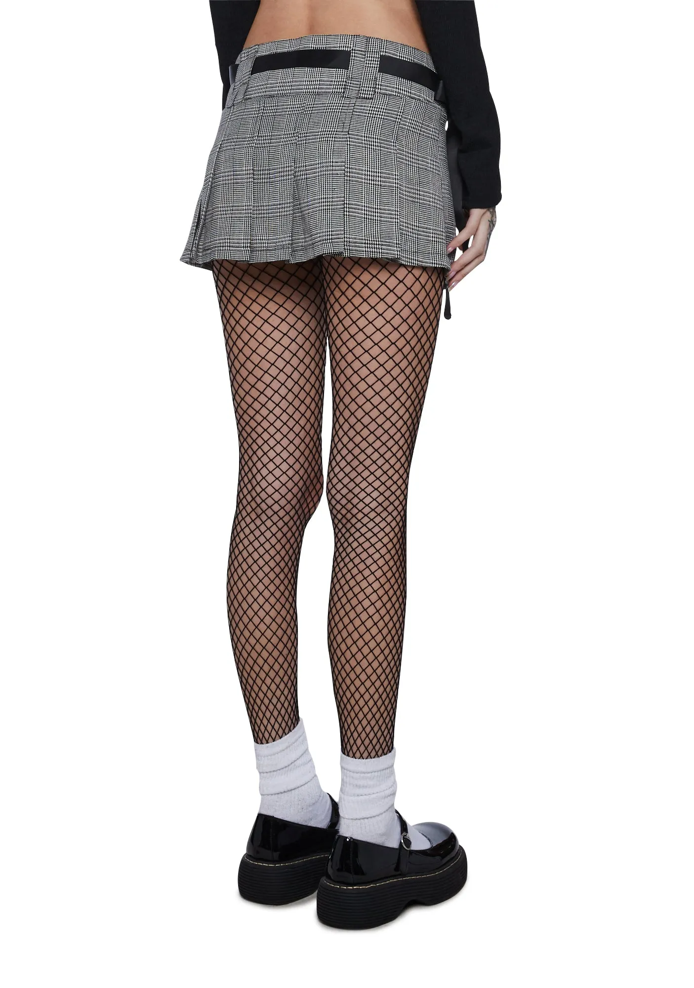 You're Invited Pleated Mini Skirt sold by Dolls Kill product image thumbnail 4