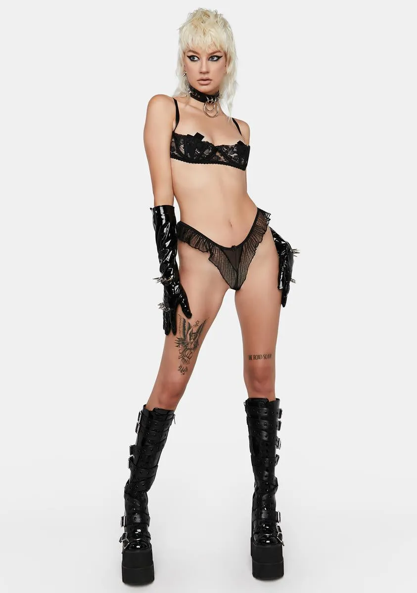 My Little Darling Lace Bra sold by Dolls Kill product image thumbnail 3