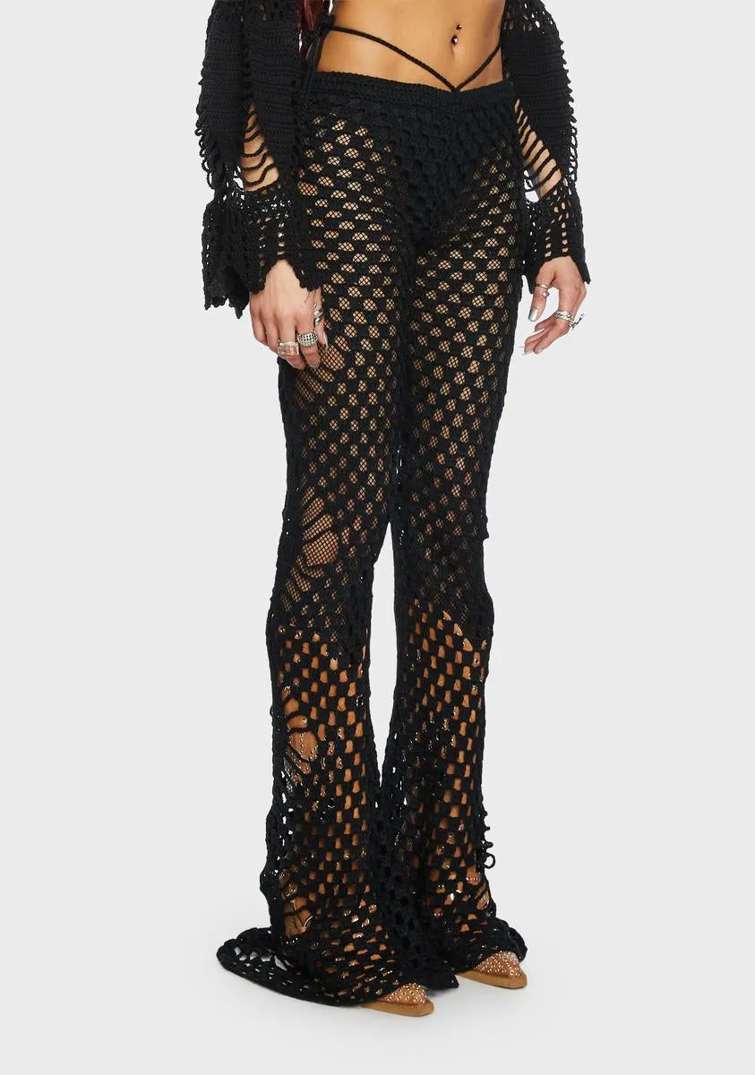 Stage Hoppin' Crochet Pants sold by Dolls Kill product image thumbnail 3