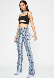 Bossy Bloodline Snakeskin Pants sold by Dolls Kill