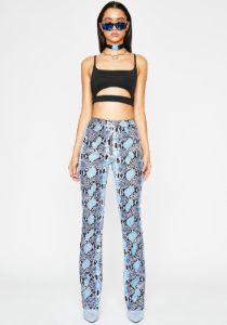 Bossy Bloodline Snakeskin Pants sold by Dolls Kill