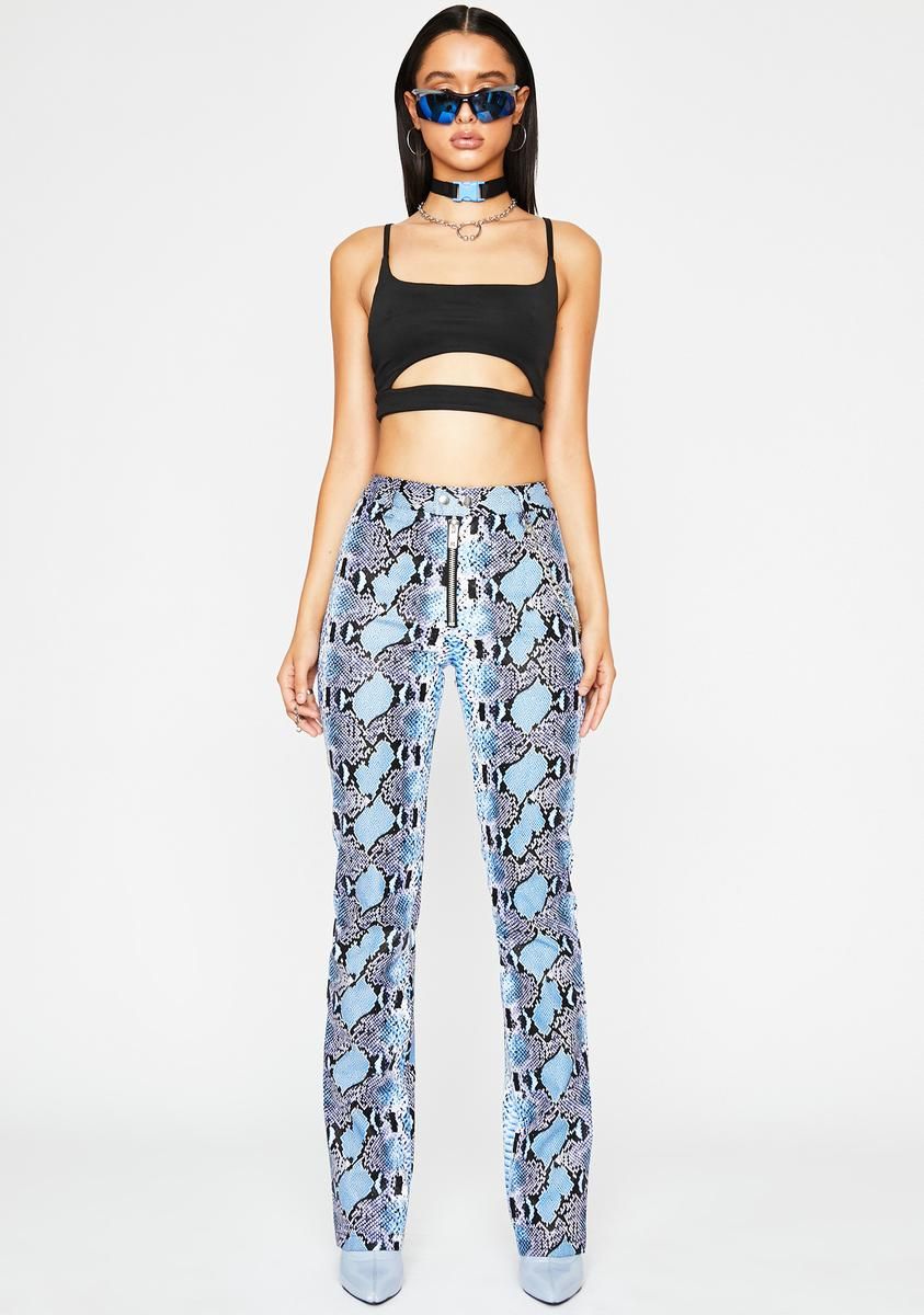 Bossy Bloodline Snakeskin Pants sold by Dolls Kill product image thumbnail 3