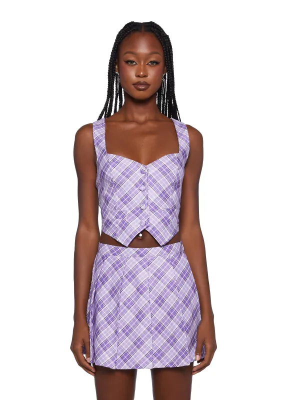 The Headmaster Corset Top sold by Dolls Kill