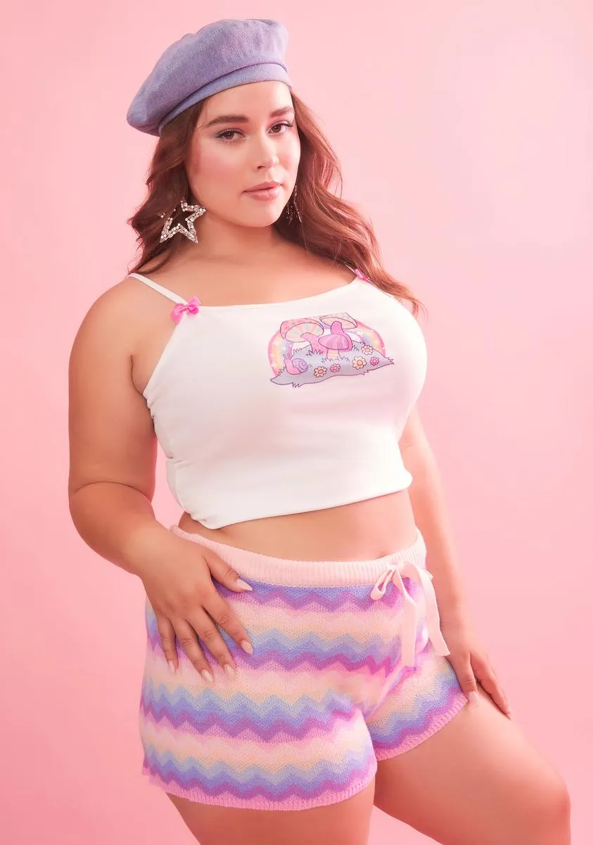 Plus Trippin' Paradise Mushroom Bow Tank sold by Dolls Kill product image thumbnail 2