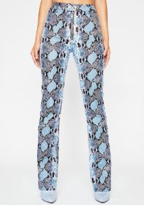 Bossy Bloodline Snakeskin Pants sold by Dolls Kill