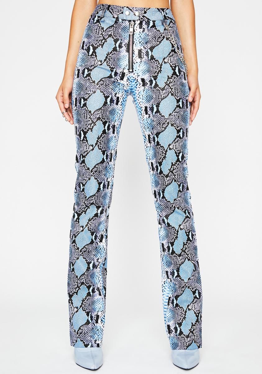 Bossy Bloodline Snakeskin Pants sold by Dolls Kill