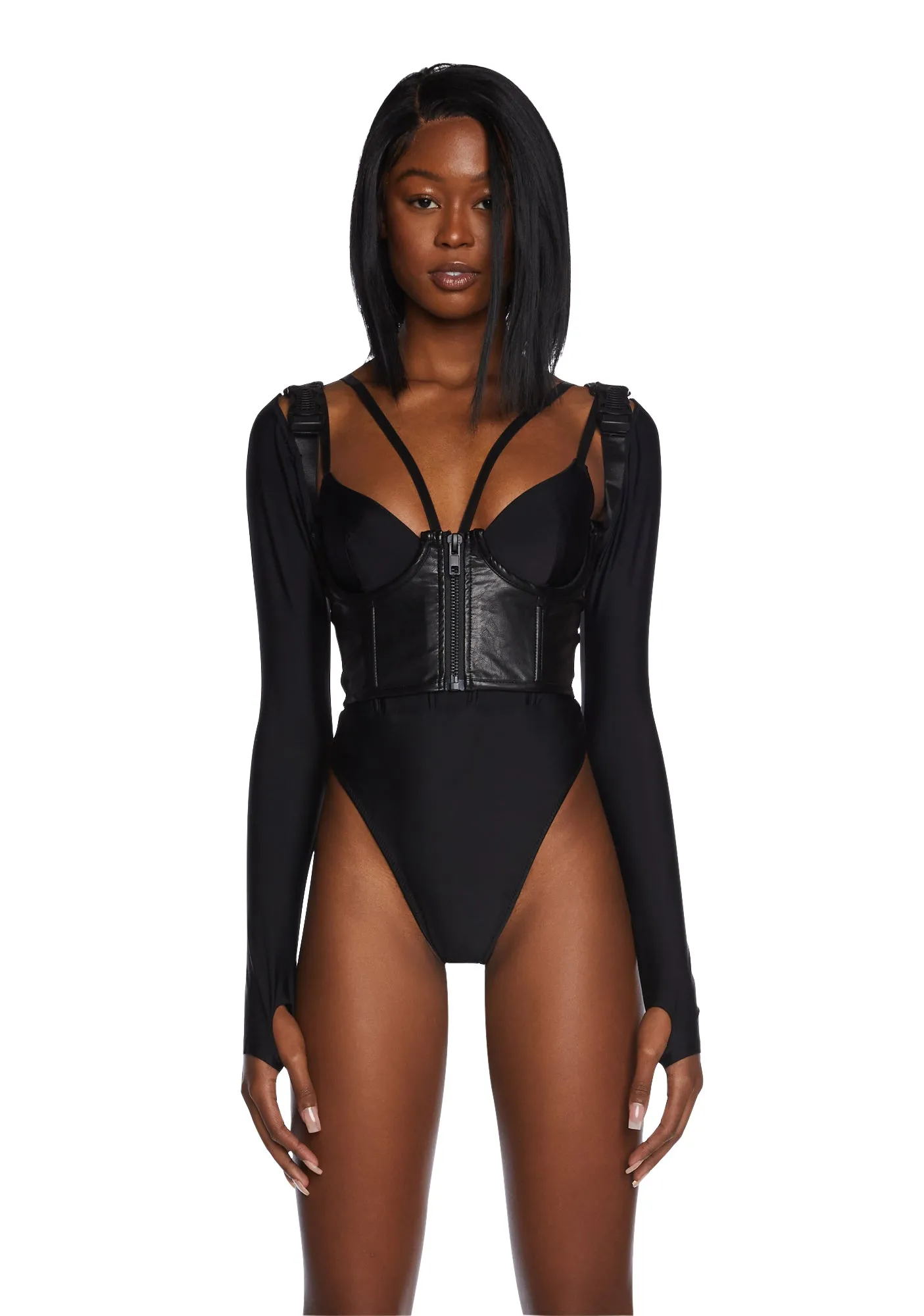 My Type Underbust Corset- Black sold by Dolls Kill