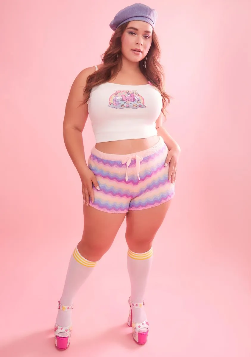 Plus Trippin' Paradise Mushroom Bow Tank sold by Dolls Kill product image thumbnail 3