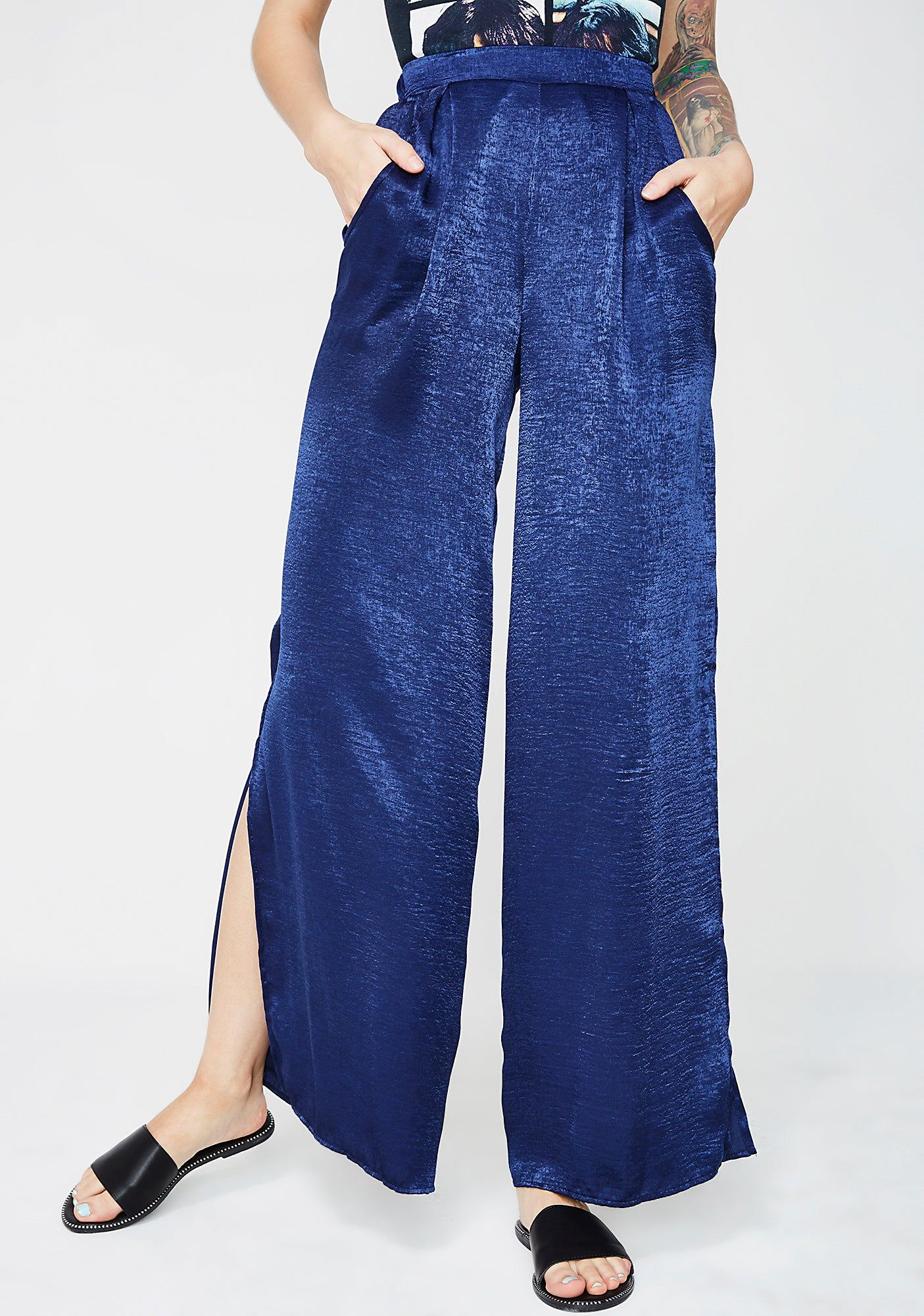 So Smooth Satin Pants sold by Dolls Kill product image thumbnail 5