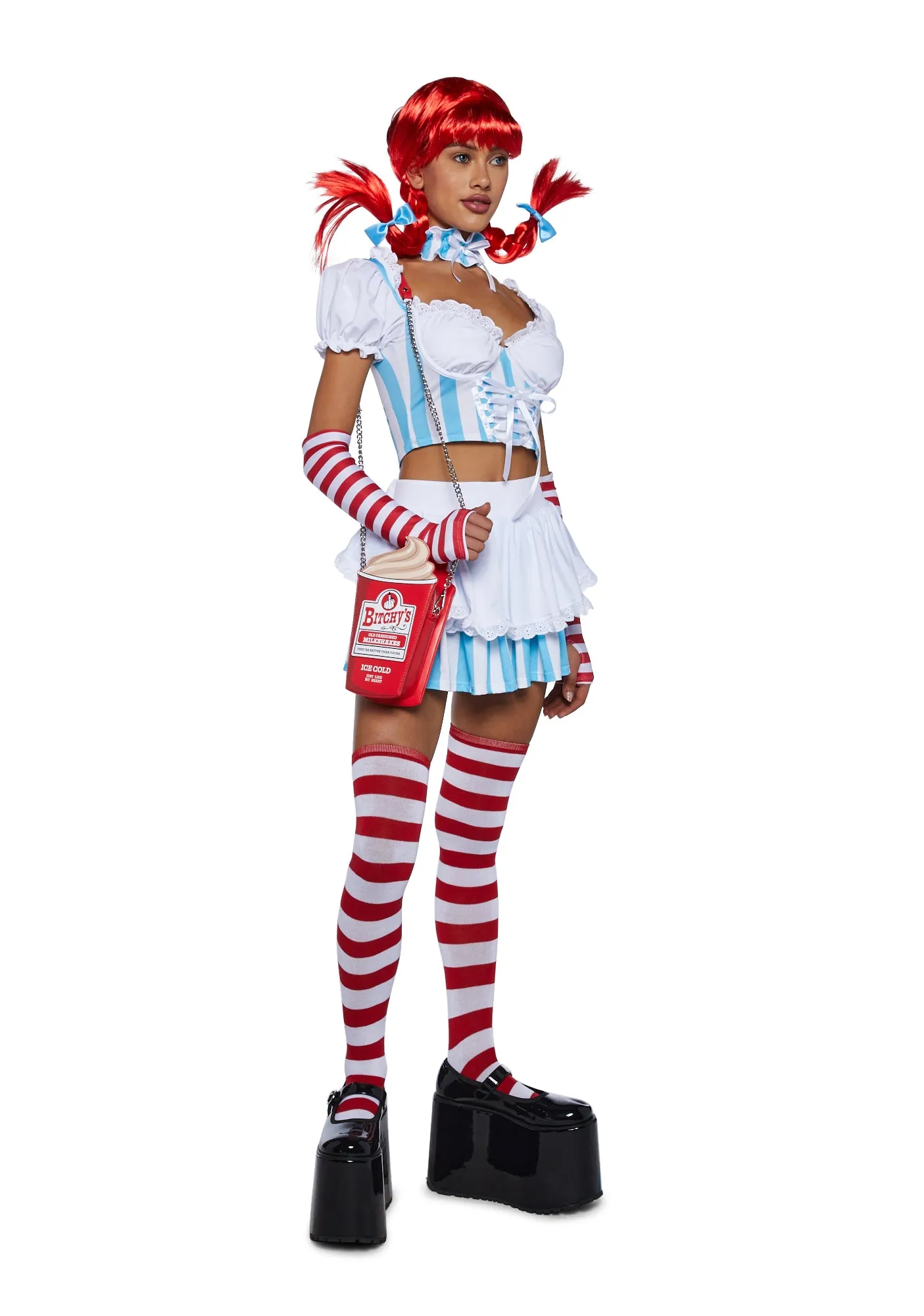 Fast Food Hottie Costume Set sold by Dolls Kill product image thumbnail 5