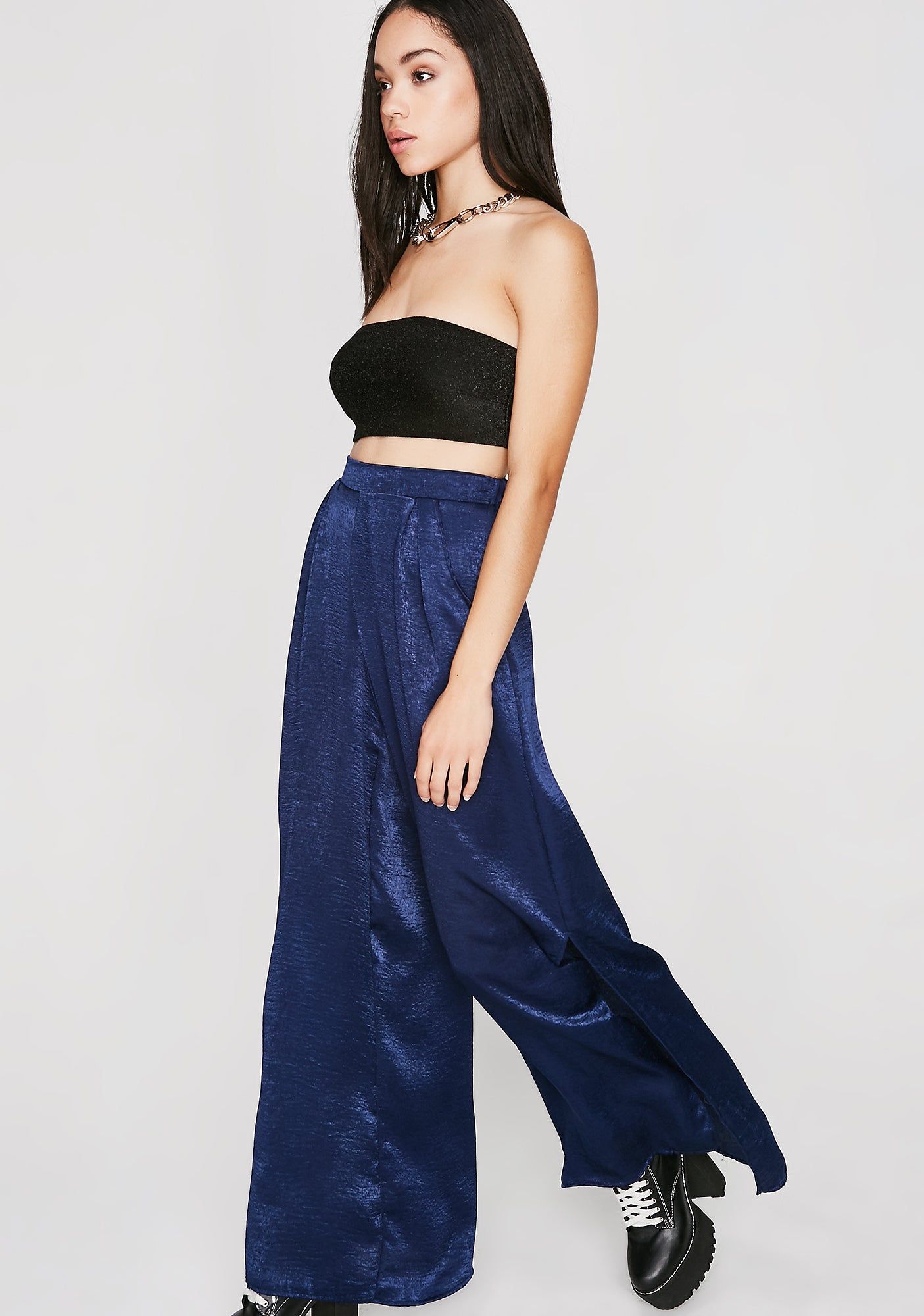 So Smooth Satin Pants sold by Dolls Kill product image thumbnail 3