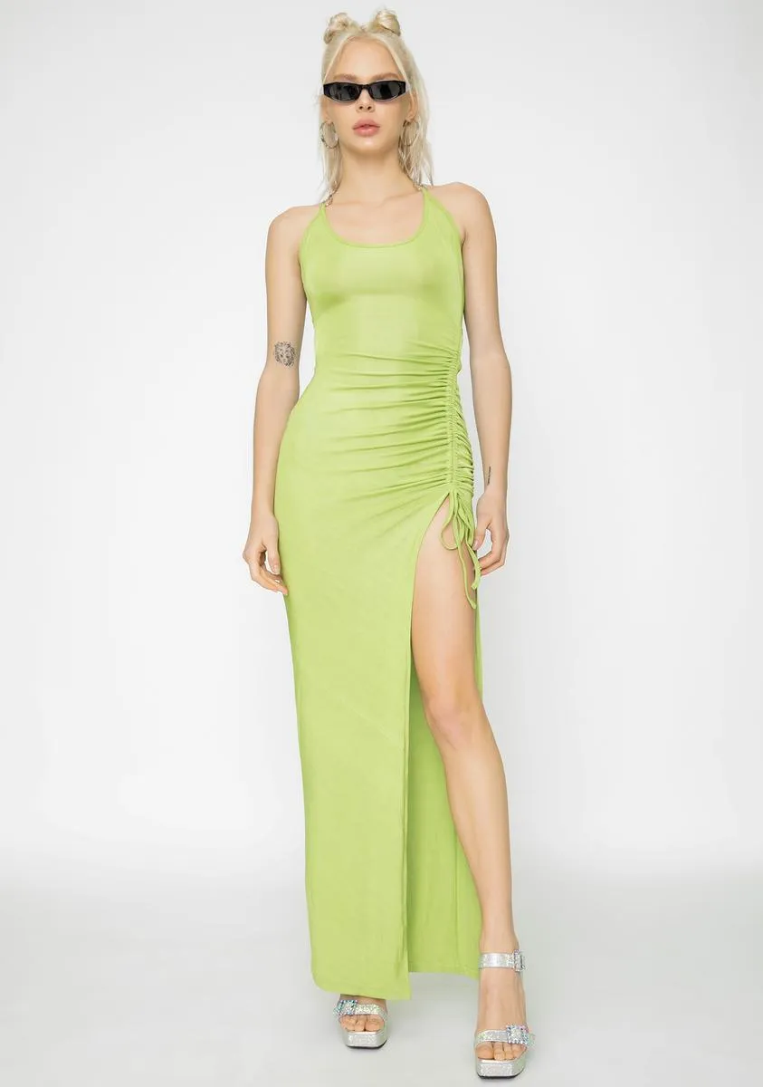 Green Halley Maxi Dress sold by Dolls Kill product image thumbnail 3