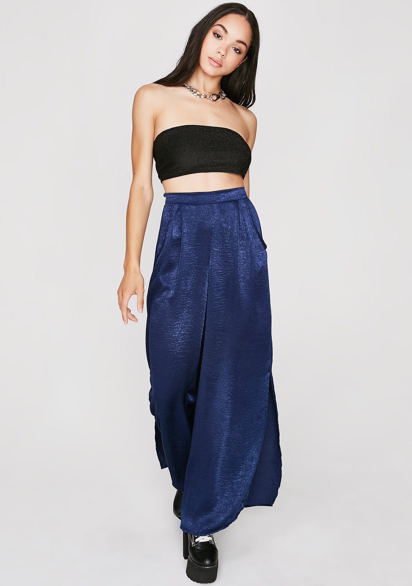 So Smooth Satin Pants sold by Dolls Kill product image thumbnail 2