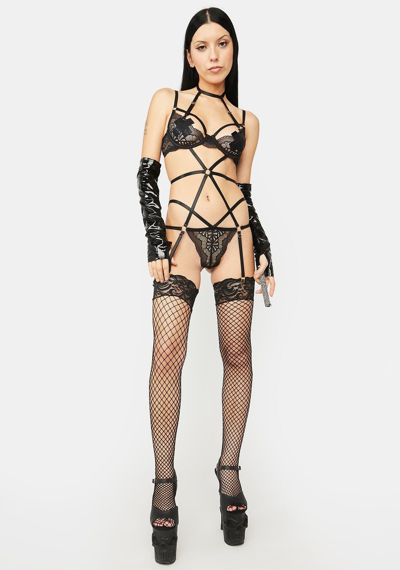 No Restraints Lace Teddy sold by Dolls Kill product image thumbnail 2