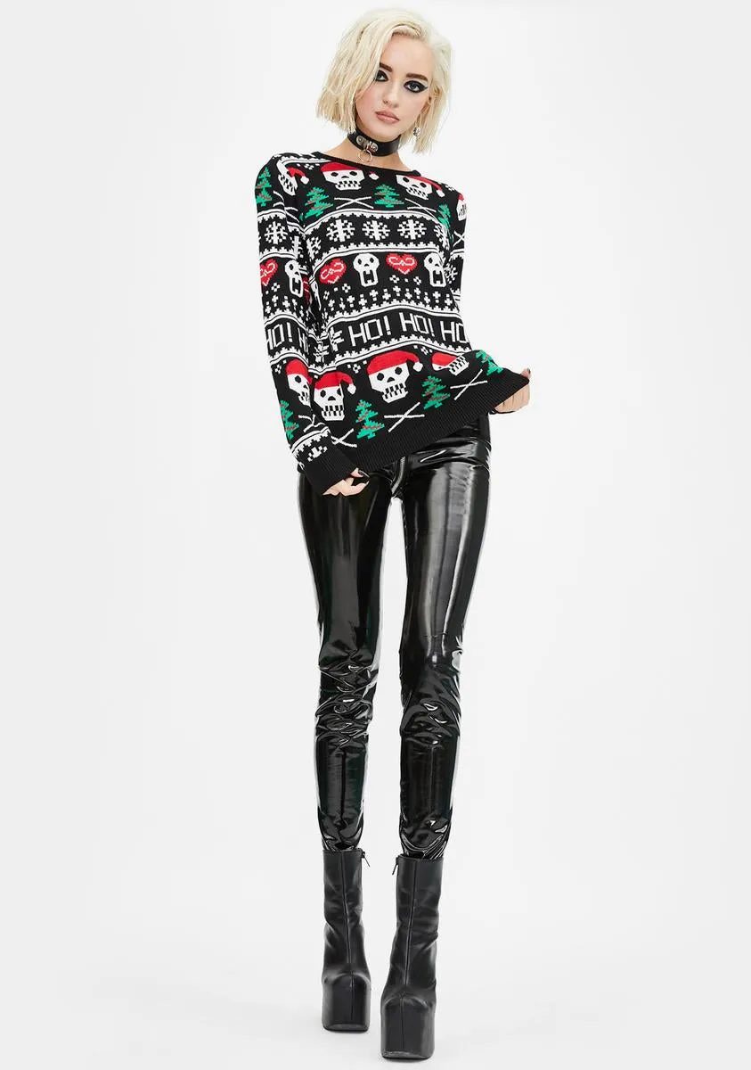 Ho Ho Ho Christmas Sweater sold by Dolls Kill product image thumbnail 3